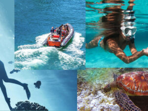 SNORKELING TRIP WITH MOTOR BOAT AROUND AGIA PELAGIA